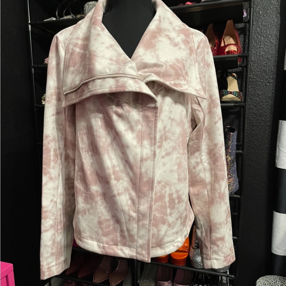 Bagatelle tie dye moto jacket